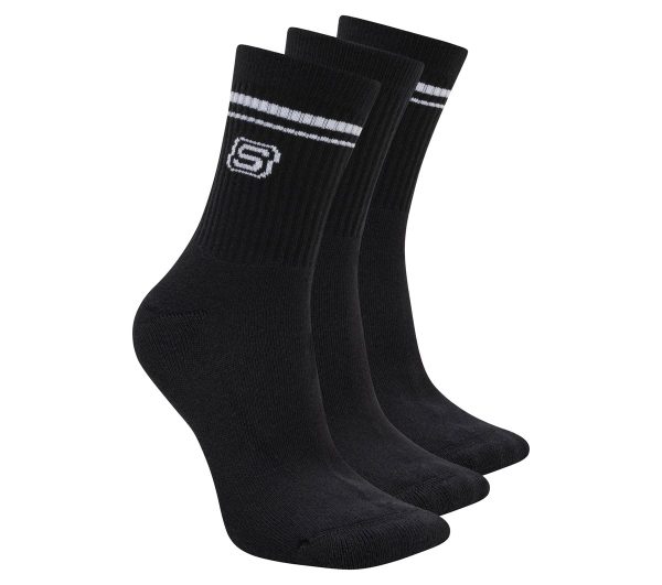 Skechers 3 Pack Women's Low Crew Varsity Socks